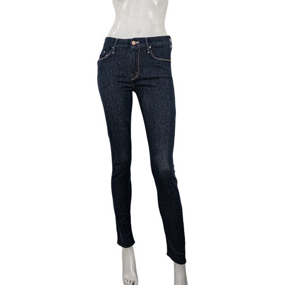 MOTHER Denim Women's The Looker Jeans in Blue Too Good To Be True size 27 - Picture 1 of 13